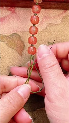 beads stringing #diy #handmade
