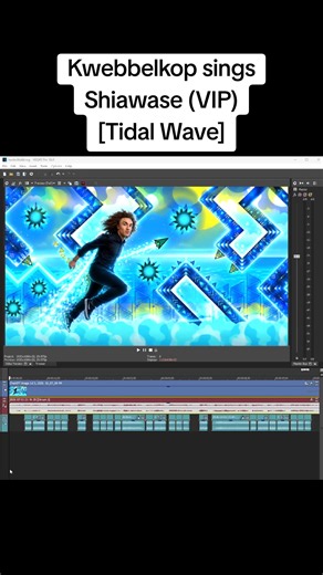 Kwebbelkop sings Shiawase VIP (Tidal Wave) – Geometry Dash song ID