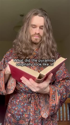 What did the pyramids originally look like? #history #archaeology | pyramids