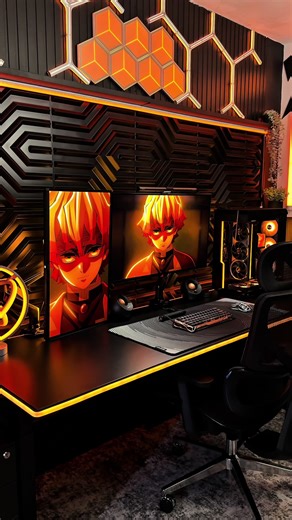 Ultimate Orange Gaming Setup for Enthusiasts
