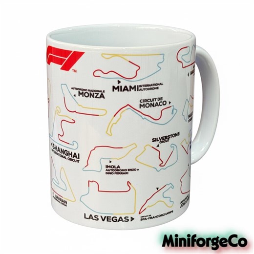 F1 Track Layout Mug, Formula Racing Circuit Coffee Cup, Motorsport Fan Gift, Speed Lover Ceramic Mug - Etsy Canada