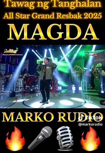 Marko Rudio's Performance of Magda on Tawag ng Tanghalan