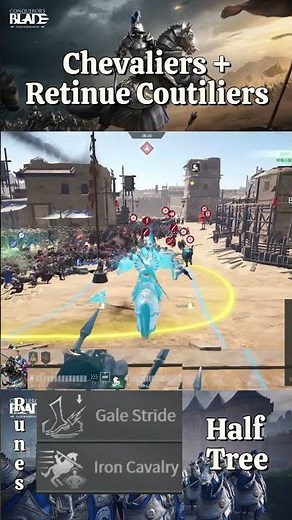 Conqueror's Blade Chevaliers + retinue Countiliers total 33ea cavalrys :)