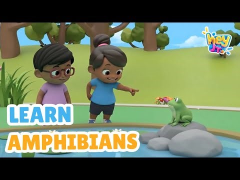 Hey Junior Kids Learn About Amphians in a Fun Way | Interactive Education for Kids