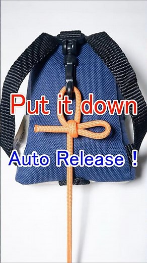 How to Tie a Bellringer's Knot【Put it Down Auto Release】