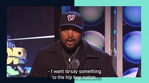 You're never too old to follow your passion. #IceCube addresses the hip hop nation with some inspiring words at the 2009 #HipHopAwards.🎤 | BET Hip-Hop Awards