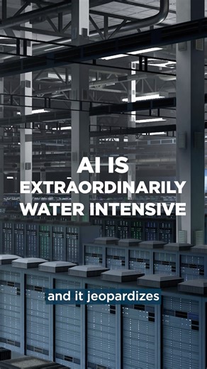 There is a frenzy to build massive AI data centers across the country. This is putting a humongous strain on our climate and communities. AI is extraordinarily water intensive, and it jeopardizes the stability of communities’ energy grids. Building data centers also means expanding the methane gas industry and delaying the closure of coal plants to keep these data centers powered. Congress must halt the rapid increase of these data centers. They are warming our planet, sucking up our water, and 