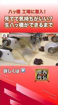 工場見学！八ッ橋1日30万個製造【聖護院八ッ橋総本店】【関西リーダー列伝】#八ッ橋 #京都 #kyoto