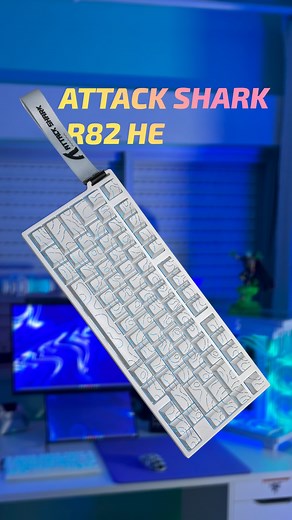 Rei dos Setups | ⌨️ ATTACK SHARK R82 HE – 75% MAGNETIC KEYBOARD WITH 8KHz AND ULTRA PRECISION Take control of every command with the Attack Shark R82 HE, a... | Instagram