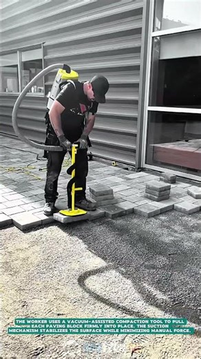 Leveling Paving Blocks Using Vacuum Assisted Compaction – Satisfying Jobs and Machinery in the World