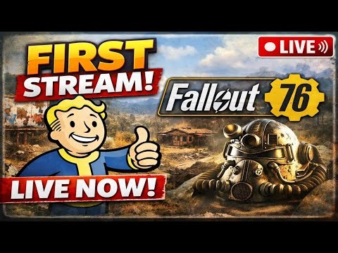 🎮 FIRST EVER LIVE STREAM! | Fallout 76 Adventure Begins 🔥