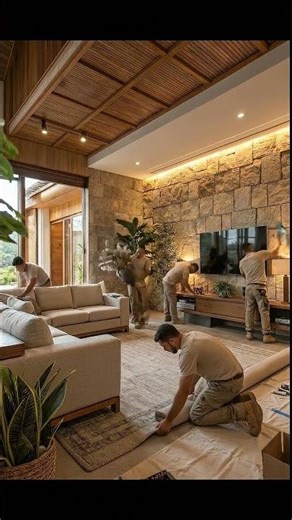 AI reshapes this living room step by step