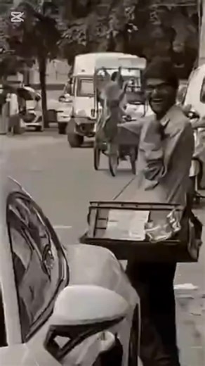 Poor Artist Draws on Car & Gets a Beautiful Surprise