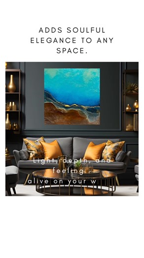 Discover textured abstract art that evokes calm, wonder, and emotional depth. Inspired by oceans, memory, and light, Clémentine Daudier’s mixed media artworks are immersive, tactile experiences — jewels for your wall, a journey for your soul. Each piece is intuitively created with rich blues, layered textures, and golden highlights that shift with the light, inviting you to pause, breathe, and reconnect. ➡️ Explore the collection at clementinedaudier.art 💙 Original works available – worldwide s
