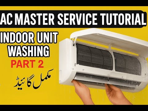 How to Wash & Clean Split AC Indoor Unit for Master Service | Full Tutorial Part 2
