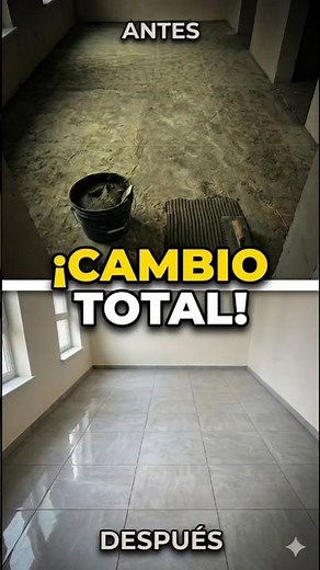 CAMBIO TOTAL! 😱 Cómo instalar piso cerámico como un PROFESIONAL 🛠️