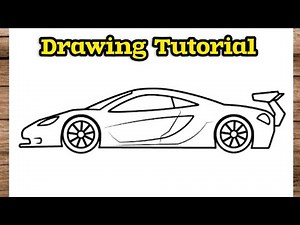 How to Draw a Car Step by Step | Easy Car Drawings | Art Drawing Tutorial