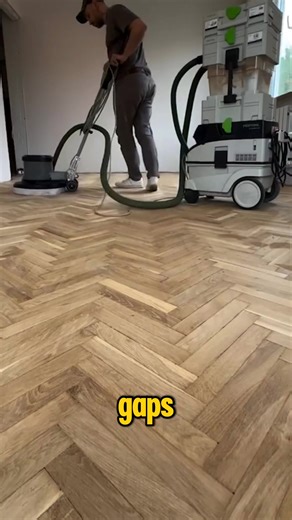 This Process Shows Parquet Floor Restoration In Stages! #flooring #floorrestoration #restoration | Ciano Enelyn