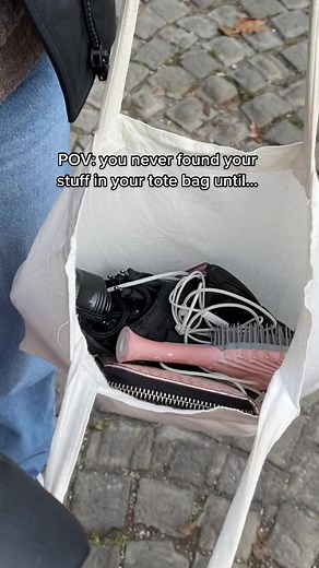 No more digging in the bottom of your tote trying to find something 😂 our tote bags with an inside pockets will kepp you organized 🫶🏼 #totebagwithpockets #thetotelibrary #goodtotes #totebagaesthetic #totebaghaul #bagtrends #organizedbag