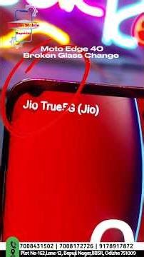 Moto Edge 40 Broken Glass Change