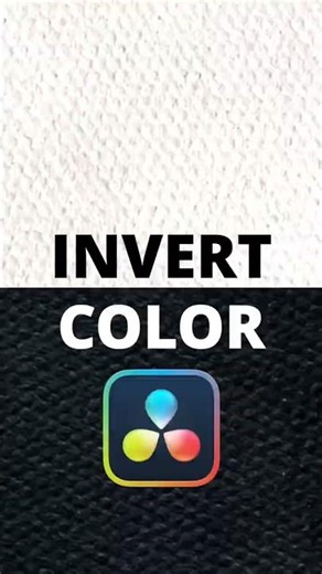 How to invert colors in the color page of DaVinci Resolve