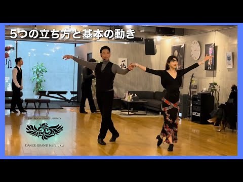 【マニアックメカニズム】ラテンダンスにおける5つの種目の立ち方と基本の動き