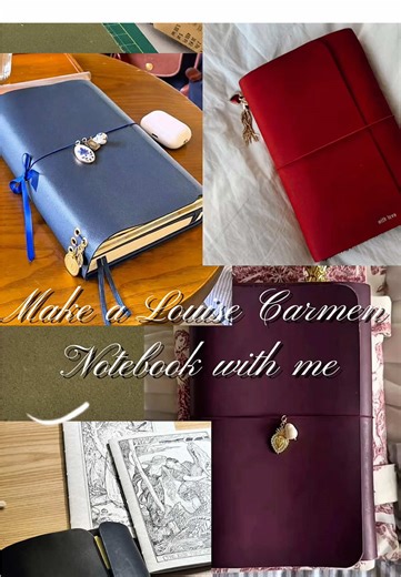 DIY Leather Journal Side Quest with Louise Carmen