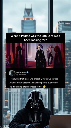 What If Padmé Became a Sith Lord? #starwars