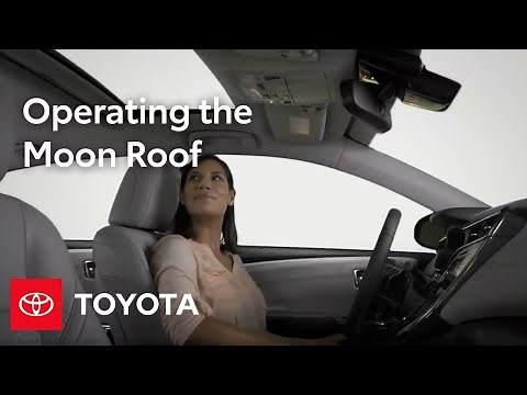 Toyota How-To: Moon Roof Operation | Toyota