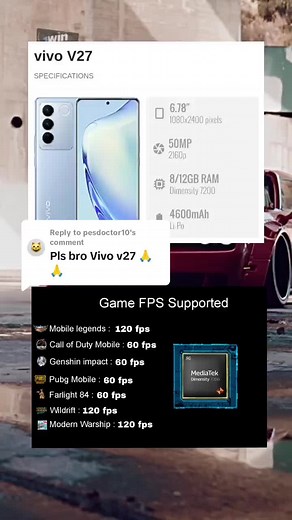 Vivo V27 Pro Gaming Test and Review