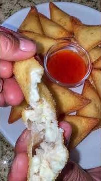 Crab Rangoon With Imitation Crab That’s BETTER Than Takeout 🤤