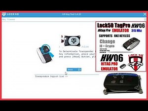 Lock50 Demo how Read Locked JLR Keys & Copy on to Lock50 Keys Worldwide English