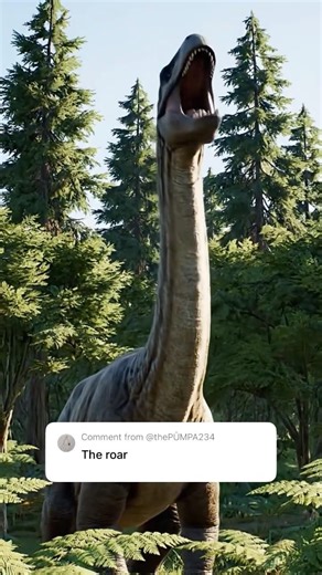 Brachiosaurus Roar! (2) #shorts