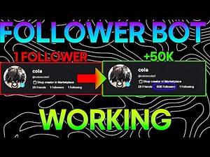 How To BOT Your FOLLOWERS On Roblox! (Legit & Still Working)