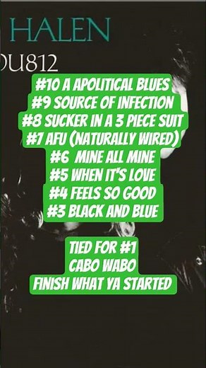 Van Halen - OU812 Songs Ranked #classicrock #shorts#vanhalen