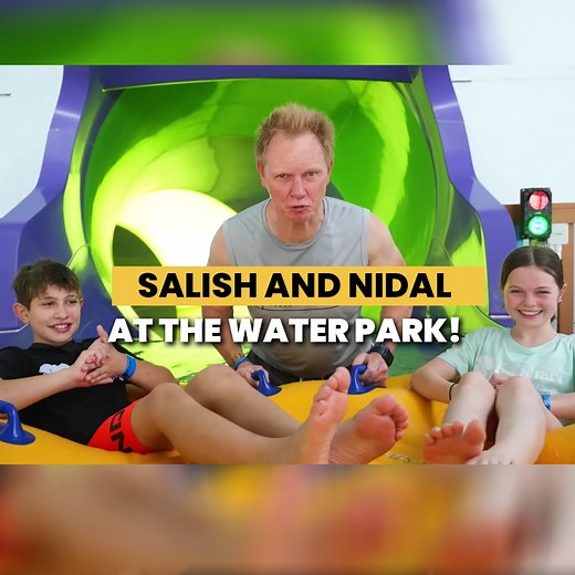 Salish & Nidal Play Truth or Dare at the Waterpark 🌊 | Jordan Matter Photography