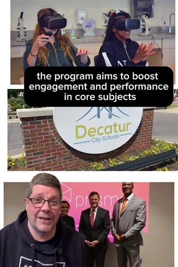 Decatur, Alabama city schools partner with VR company Prisms for a tech upgrade