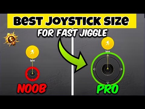joystick fast movement in BGMI PUBG Fastest Joystick Settings + Tricks | bgmi joystick size✔️