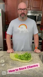 15 reactions | How to store cilantro for weeks￼ | Jerry James Stone | Facebook