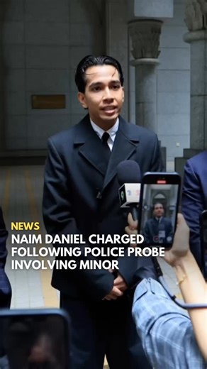 Local actor and singer Naim Daniel was charged in court on 17 June following a police investigation involving a teenage girl. He was granted RM12,000 bail with conditions, including surrendering his passport and avoiding contact with the victim. The case is set for mention on 18 August. Naim said he is committed to clearing his name and will not comment further while the legal process is ongoing. Click the link in bio or head to www.says.com for the full story. #SAYSnews | SAYS
