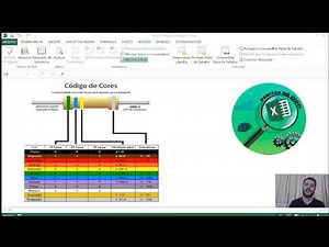 Código de cores Resistor 4 faixas no Excel