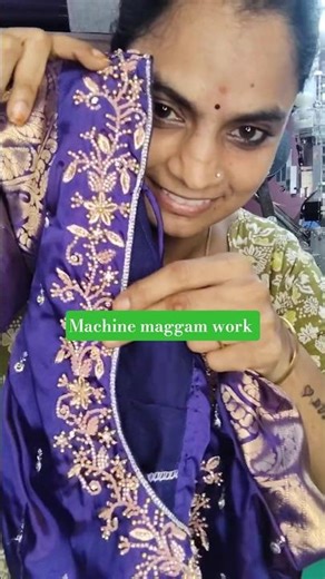 machine maggam work