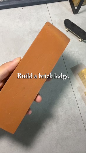Diy brick ledge.literal brick. Club9decks.com | Club 9