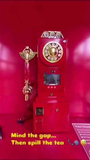 Spilling the Tea in a London Phone Booth