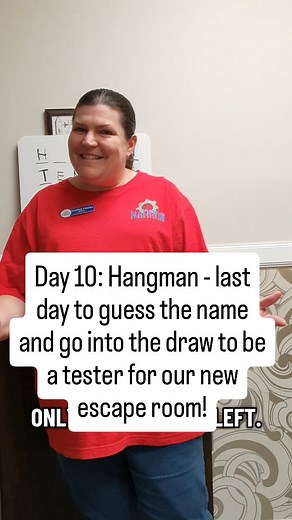 Hangman Day 10: Todays most popular letter was I. Previous guesses being A, E, N, T, S, L, M, D & H. Only 1 letter and 1 day to go! This is your last chance to enter, DMs with the correct answer must be recieved by 9am Monday 3 November AEST. 1. Entry is open to NSW residents only. Only one entry (name of room) will be accepted. You can comment as many letters for hangman as you'd like. 2. The winner will be randomly drawn from the correct entries of the new game name as at 9am Monday 3 November