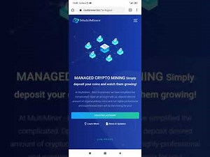 Best web site investment in 2020 " multiminer.biz "