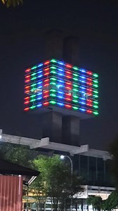 怡保马场双塔晚上亮灯啦！晚上有去马房市集PISM Ipoh Stables Market 逛街的话可以顺便看看~ 📍Perak Turf Club, Lot 13335, Racecourse, PISM, Jalan Raja Dihilir, 30350 Ipoh, Perak. | 怡保口盏鬼
