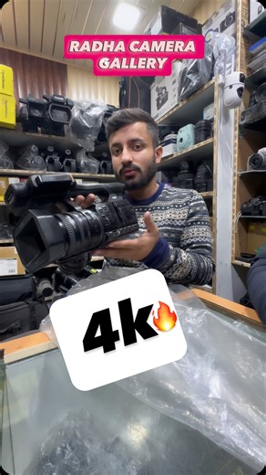 Radha Camera Gallery on Instagram: "THIS IS PANASONIC 4k VIDEO CAMERA📸 . . . [ Instagram, Panasonic, Video camera, 4k, fyp, explorar ] . . #radhacameragallery #rcg #fyp #follow #instagram #india #panasonic #videocamera #videography #wedding #videos #fy"