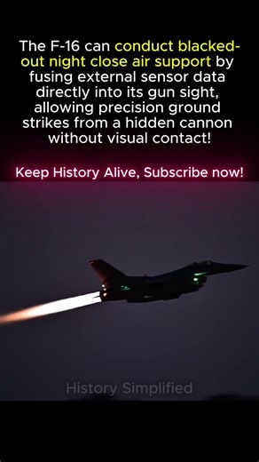 Blacked-Out Night Cockpit. Sensor Fusion. F-16 Hits Ground Targets PRECISELY.