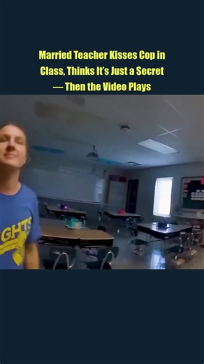 Married Teacher Kisses Cop in Class, Thinks It’s Just a Secret — Then the Video Plays_000